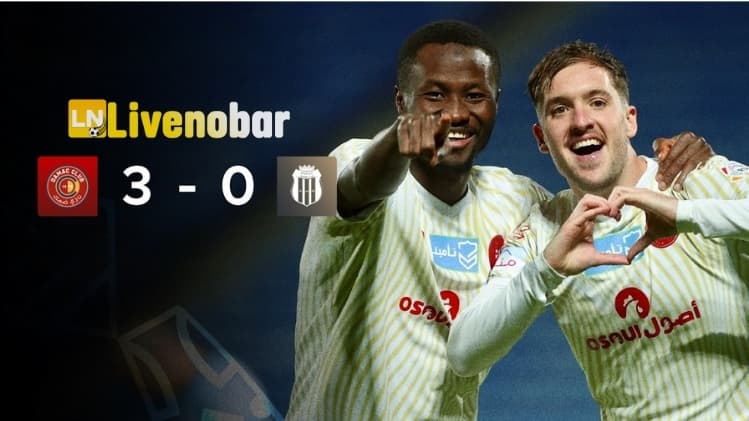 Damac Tampil Efektif dan Tumbangkan Al Najma 3-1 dalam Pertandingan Sengit