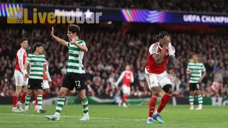 Arsenal vs Sporting CP: Imbang Tanpa Gol, Arsenal Lolos Berkat Agregat